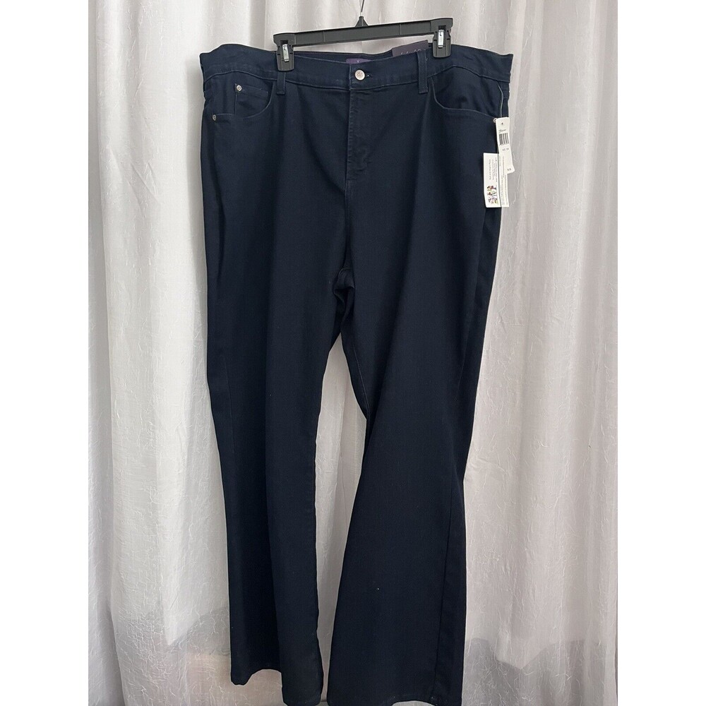 NYDJ Dark Blue Bootcut Sequin Pockets Jeans Plus Size 22 W NWT